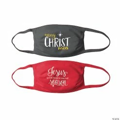 Hot Sale 🤩 Adult’s 🔔 Christmas Faith Washable Face Masks - 2 Pc. ✔️ -ceiling decoration shop adult s christmas faith washable face masks 2 pc 13989613 a01