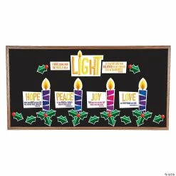Promo 🛒 Advent Colorful Bulletin Board Set - 32 Pc. 😀