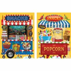 New 🔥 Answers in Genesis Zoomerang VBS - Snacks Fabric Scene Setter 🤩