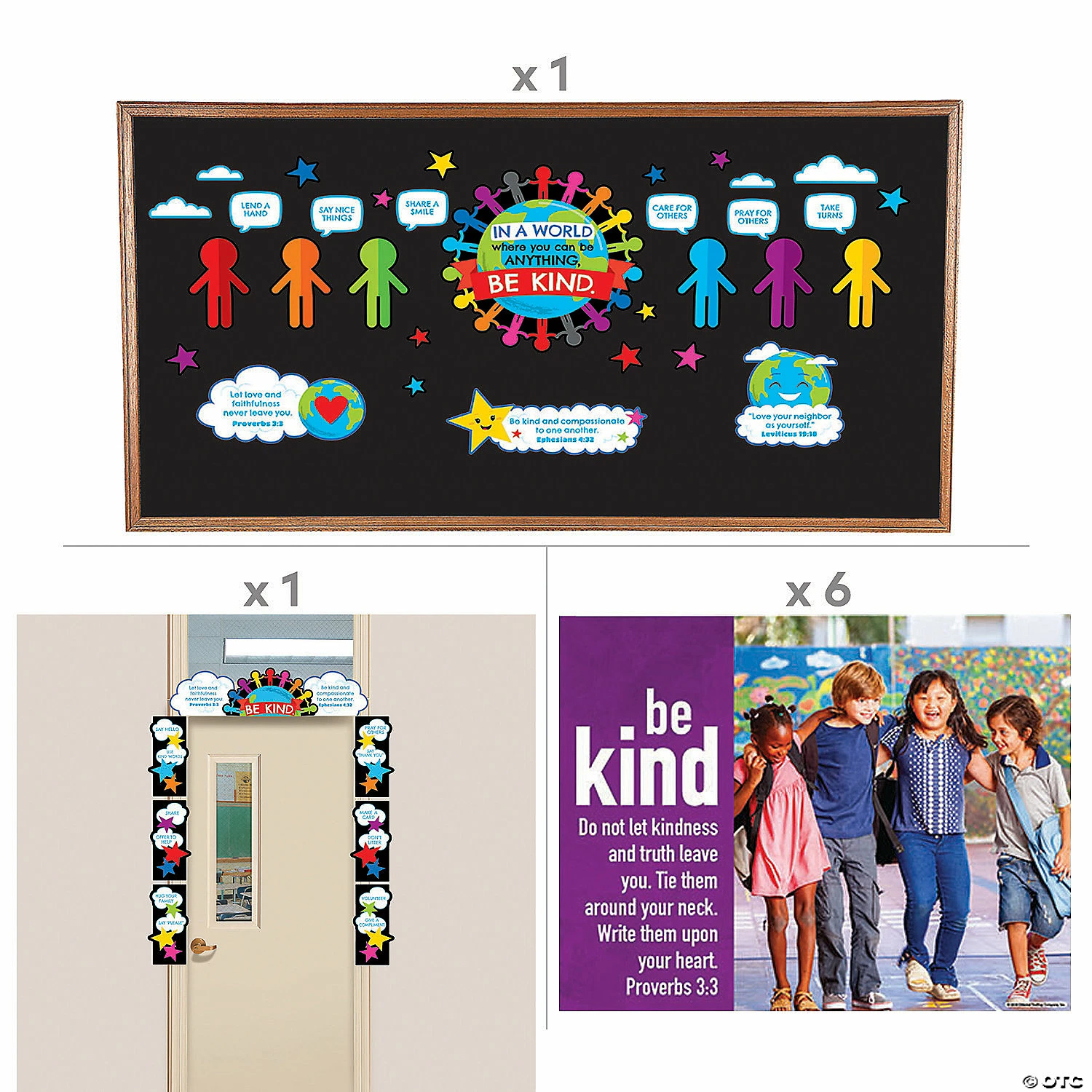 Budget π Be Kind Classroom Decorating Kit - 58 Pc. π€© 4 Budget π Be Kind Classroom Decorating Kit - 58 Pc. π€© - Image 2