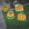Wholesale 🛒 Christian Pumpkin Yard Signs - 4 Pc. 🎁 -ceiling decoration shop christian pumpkin yard signs 4 pc 13931684