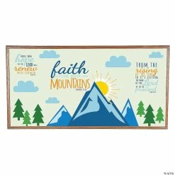 Best reviews of ✔️ Faith Can Move Mountains Bulletin Board Set - 10 Pc. 🛒