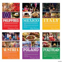 Budget β¨ Faith π Christmas Around the World Poster Set - 6 Pc. β