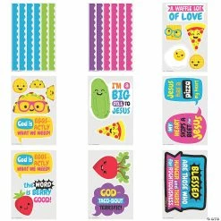 New 🔔 Faithtastic Food Friends Bulletin Board Set 😉 -ceiling decoration shop faithtastic food friends bulletin board set13932781 a01