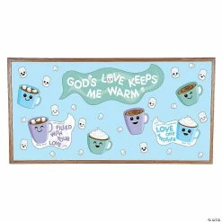 Deals 👍 God’s Love Keeps Me Warm Bulletin Board Set - 74 Pc. 🤩