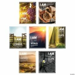 Deals 🛒 Jesus’ I Am Statements Poster Set - 7 Pc. 🎉