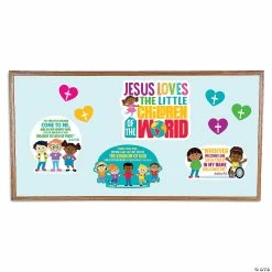 Best Sale 👏 Jesus Loves All the Children Bulletin Board Set - 10 Pc. 🔔