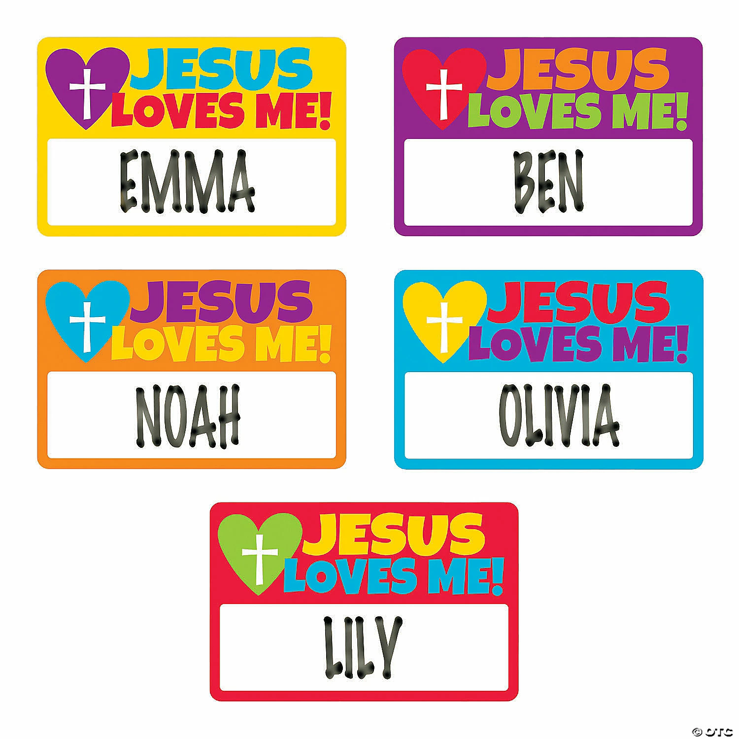 Best Sale ๐ Jesus Loves Me Name Tags โค๏ธ 5 Best Sale ๐ Jesus Loves Me Name Tags โค๏ธ - Image 3