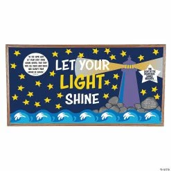 Cheap 😉 Let Your Light Shine Bulletin Board Set - 14 Pc. 😉