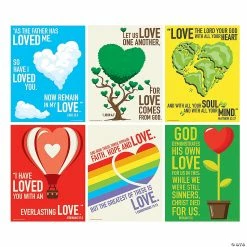 Best reviews of β Love of Jesus Poster Set - 6 Pc. π