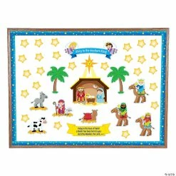 Brand new ❤️ Nativity Bulletin Board Set - 150 Pc. 🛒