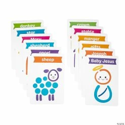 Wholesale 😍 Nativity Make an Object Dry Erase Cards - 12 Pc. ✔️