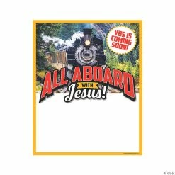 Flash Sale 👍 Railroad VBS Promotional Posters - 6 Pc. 😉
