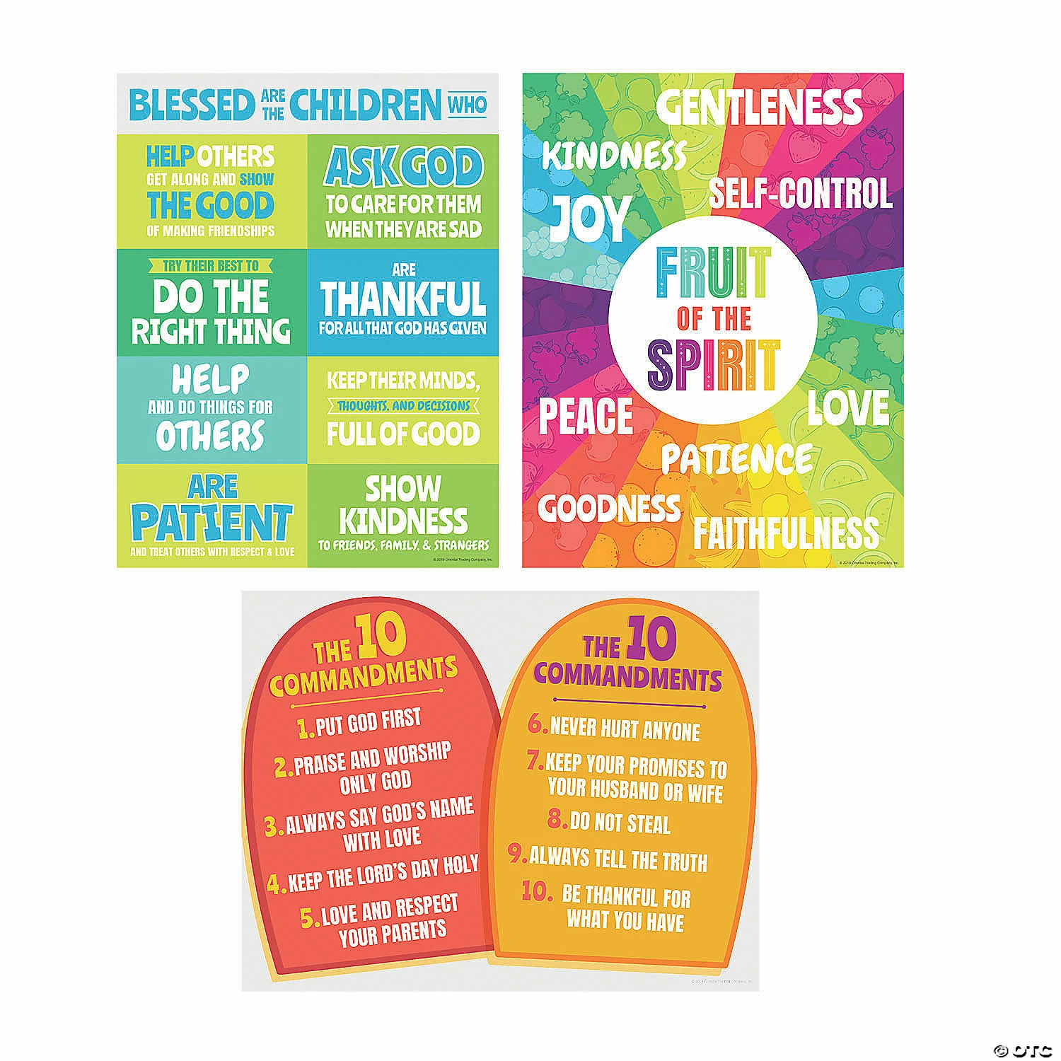 Discount ๐ Religious Elementary Poster Set - 3 Pc. โค๏ธ 3 Discount ๐ Religious Elementary Poster Set - 3 Pc. โค๏ธ