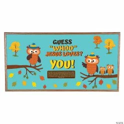 Outlet 💯 Religious Owl Bulletin Board Set - 9 Pc. 😉