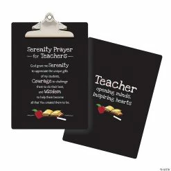 Buy ✨ Serenity Prayer for Teachers Clipboard 🎁