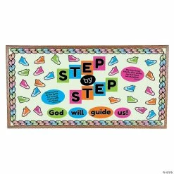 Discount 🤩 Step by Step Religious Bulletin Board Set - 59 Pc. 🥰