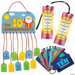 Hot Sale 🔔 Ten Commandments Activity & Craft Assortment Kit – 72 Pc. ⌛
