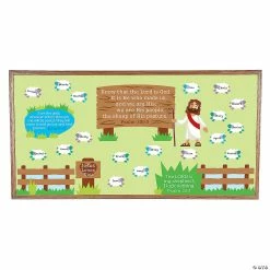 Hot Sale 👍 The Lord is My Shepherd Bulletin Board Set - 42 Pc. 🎉