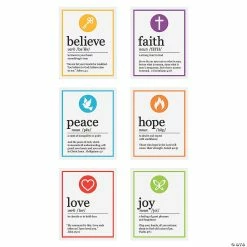 Coupon 🔔 Words of Faith Definition Mini Cutouts - 6 Pc. 😍