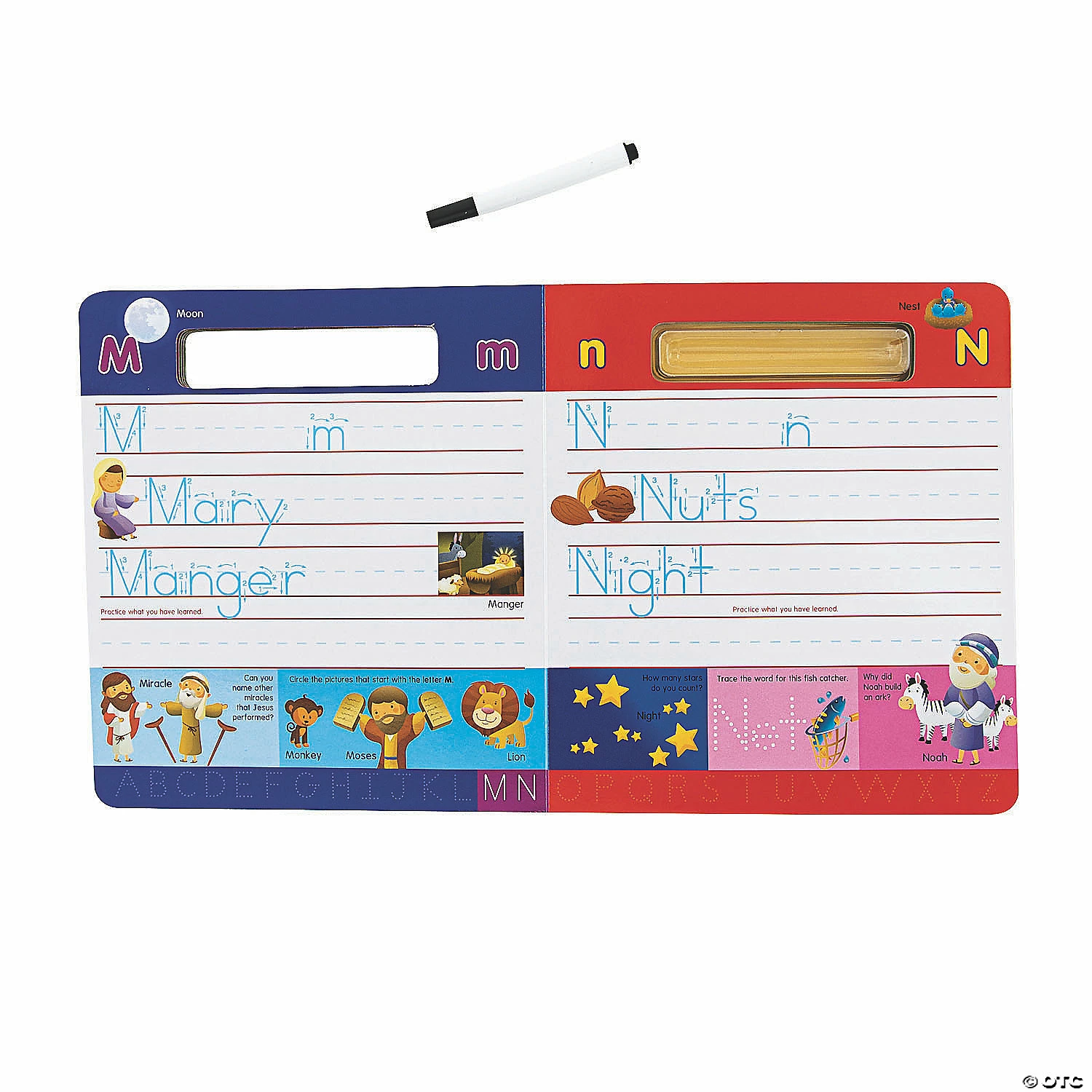 Promo โ๏ธ Write-On & Wipe-Off Bible ABCs Book ๐ 4 Promo โ๏ธ Write-On & Wipe-Off Bible ABCs Book ๐ - Image 2